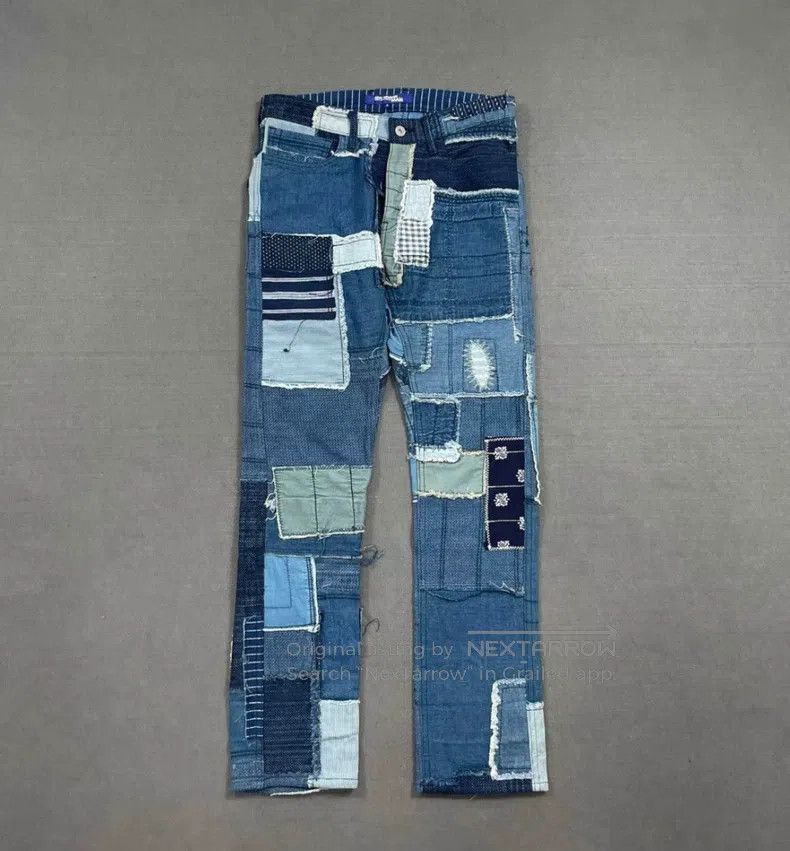 Junya Watanabe Junya Watanabe size S Patchwork Denim Jeans Size US 27 - 1 Thumbnail