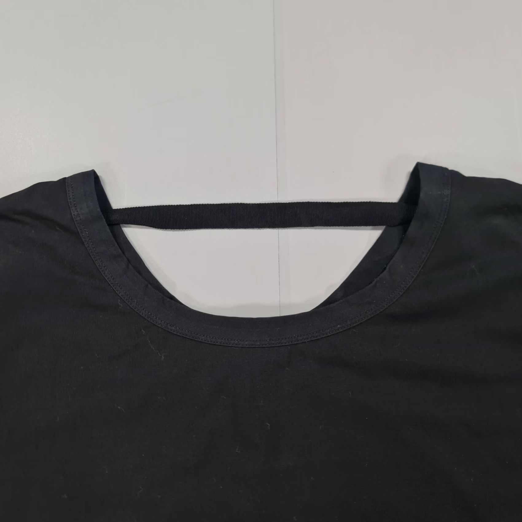 Cos COS Dress Womens M Black Cotton Stretch Knee Length Short Sleeves Size 32" / US 10 / IT 46 - 2 Thumbnail