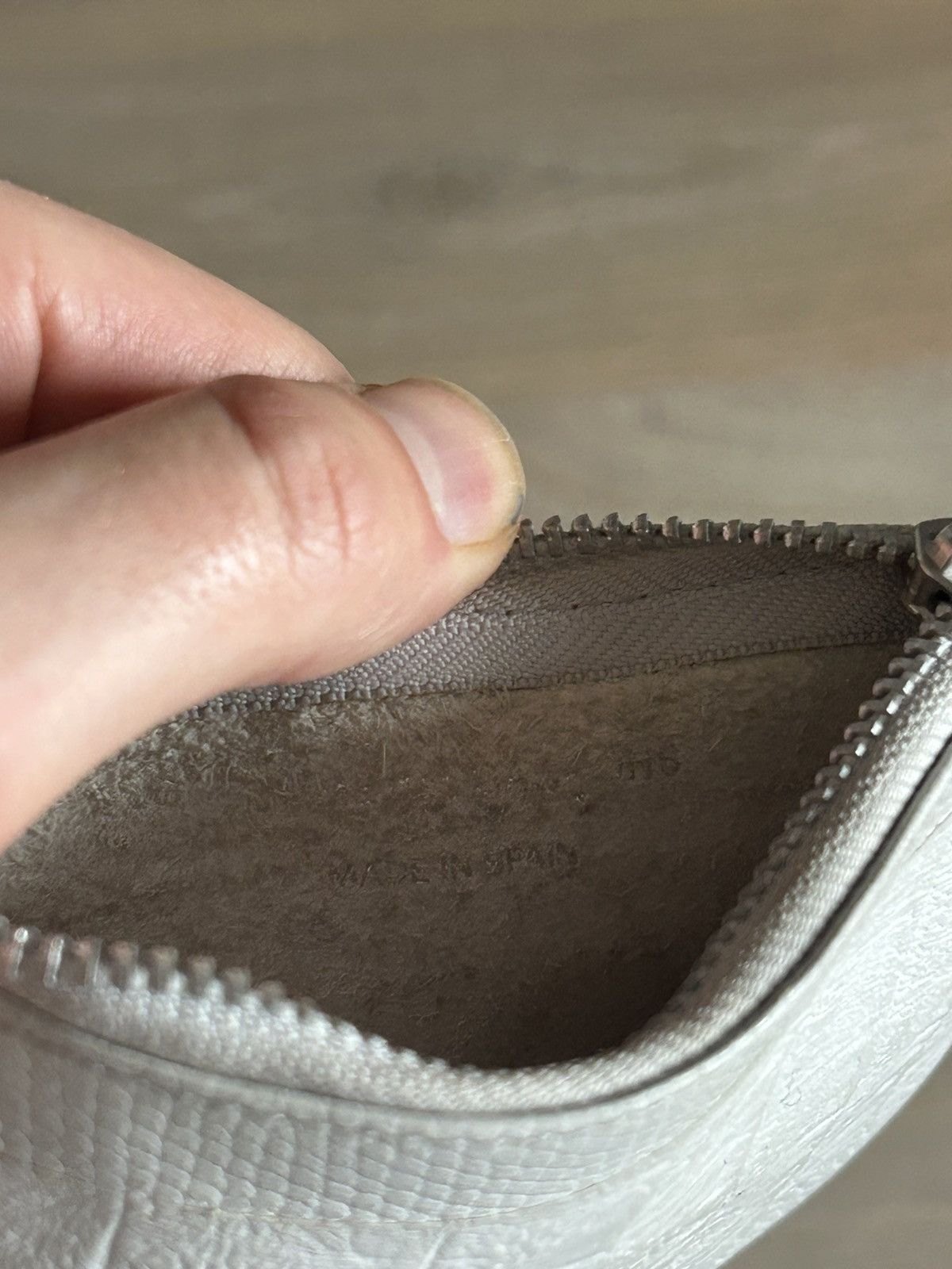 Comme des Garcons White Snakeskin Leather Wallet Size ONE SIZE - 5 Thumbnail