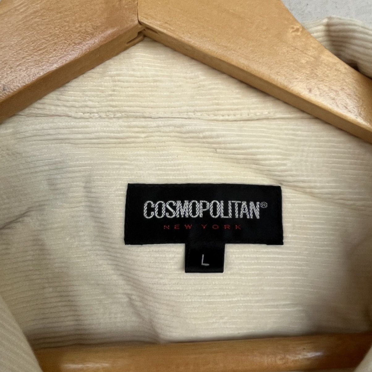 Other Vintage Cosmopolitan Corduroy Jacket Black Accents Cream Size US L / EU 52-54 / 3 - 6 Thumbnail