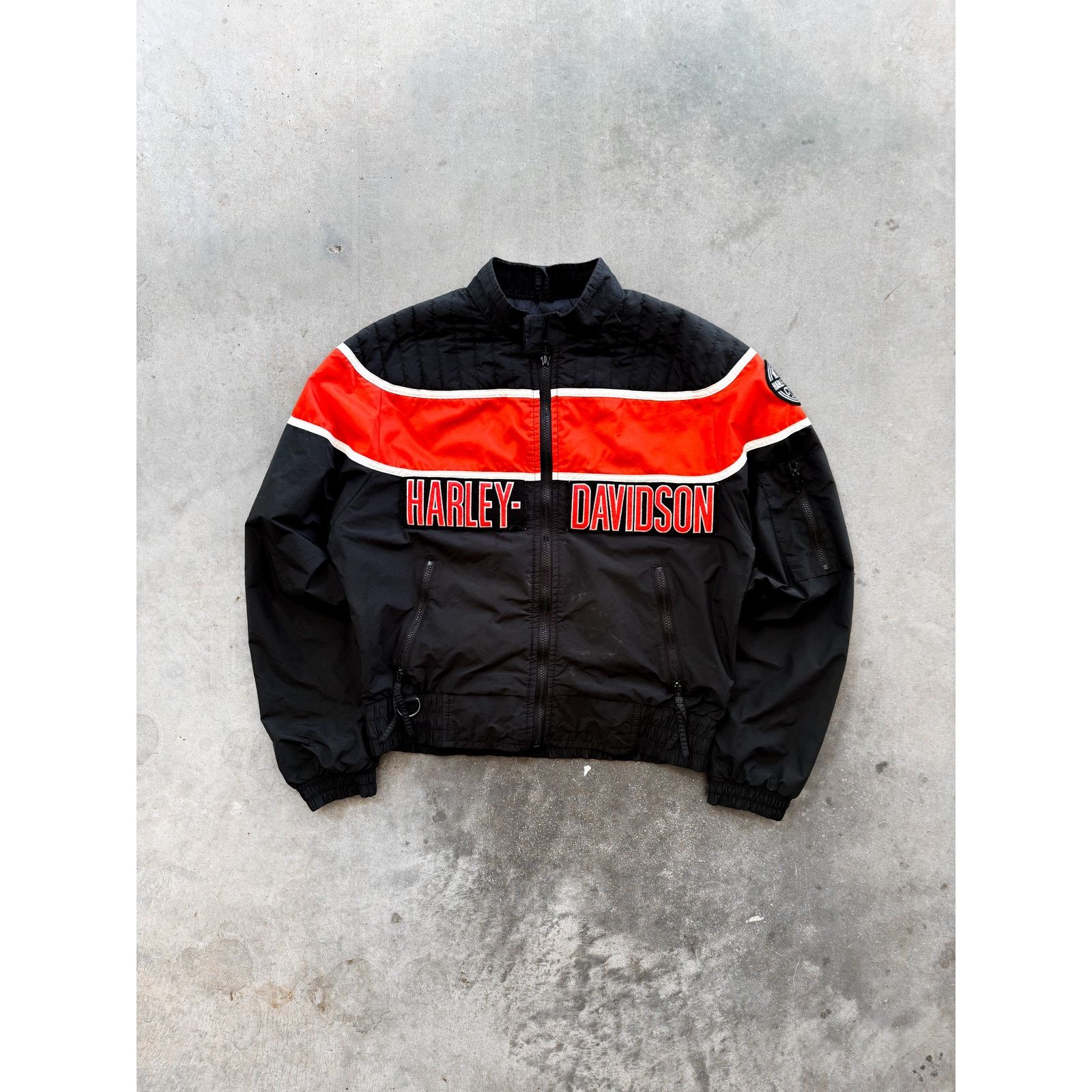 Vintage 2000s Lightweight Harley Davidson Jacket Size L Size L / US 10 / IT 46 - 1 Thumbnail