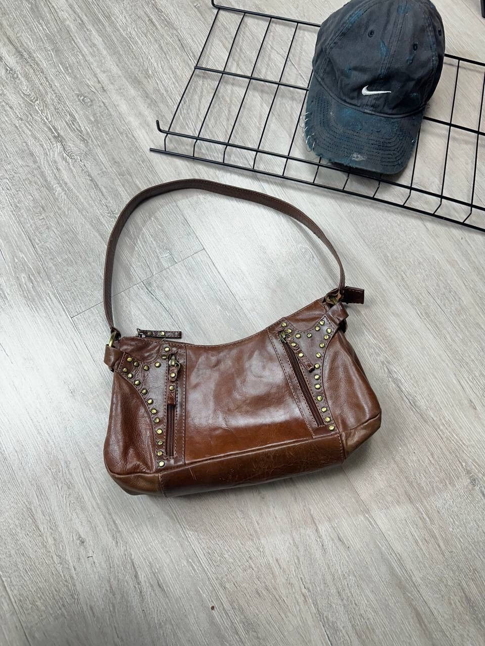 Hysteric Glamour × Vintage Vintage Y2K LGB Style Leather Bag Size ONE SIZE - 2 Thumbnail
