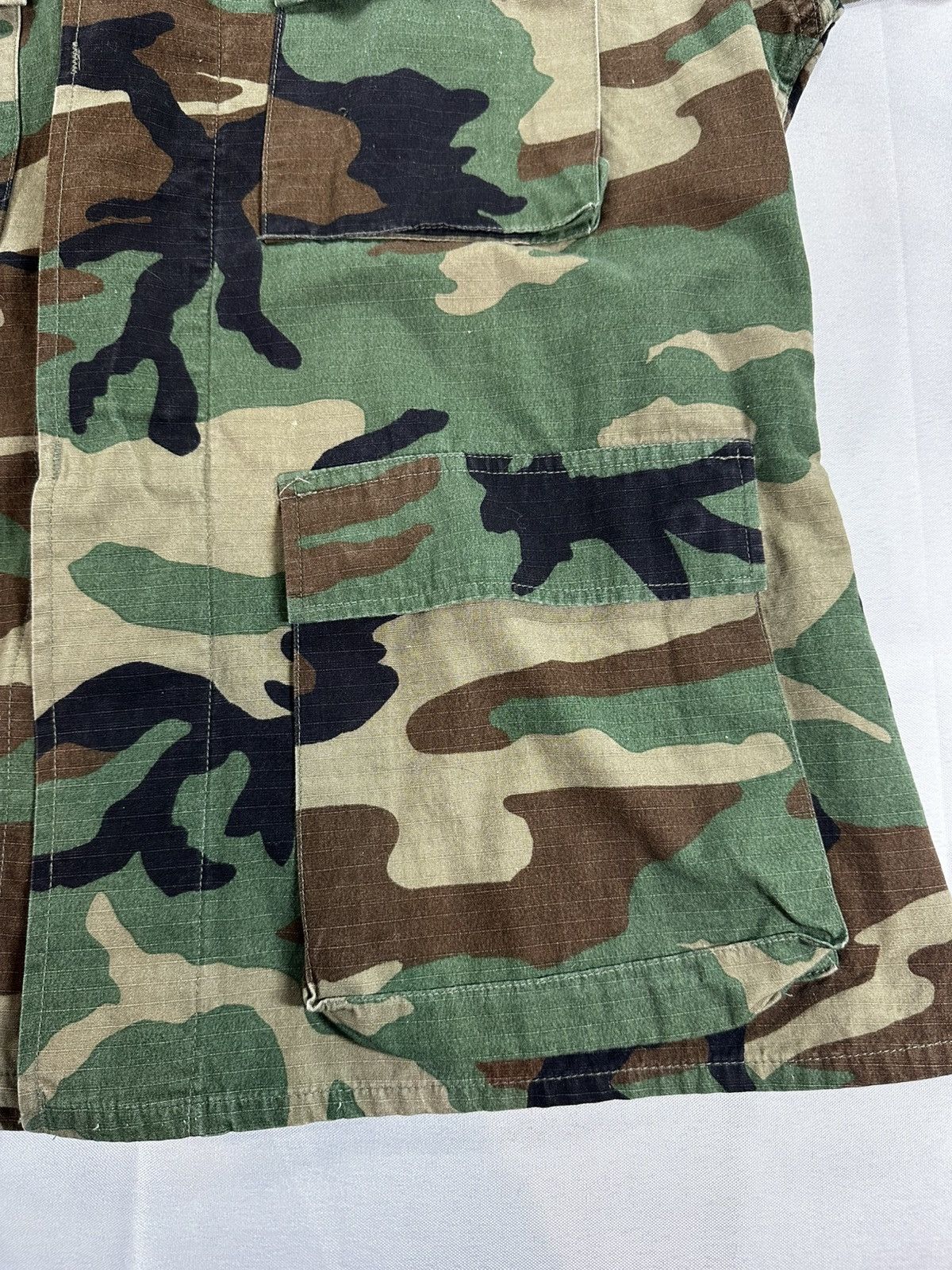 Other Vintage U.S. Military Woodland Camo Ripstop Field Jacket Size US M / EU 48-50 / 2 - 2 Thumbnail