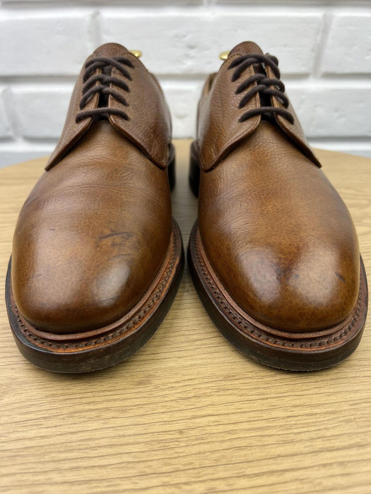 Loake LOAKE Derby Leather Shoes Lace Up Handmade in England Men’s Size US 9.5 / EU 42-43 - 5 Thumbnail
