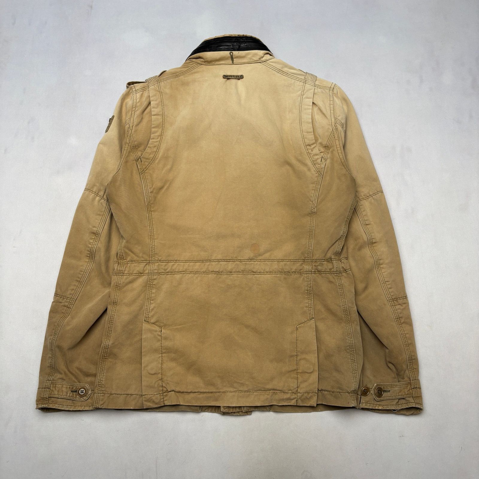 Diesel Vintage Diesel Faded Military Field Jacket Men's Small Y2K Size US S / EU 44-46 / 1 - 3 Thumbnail