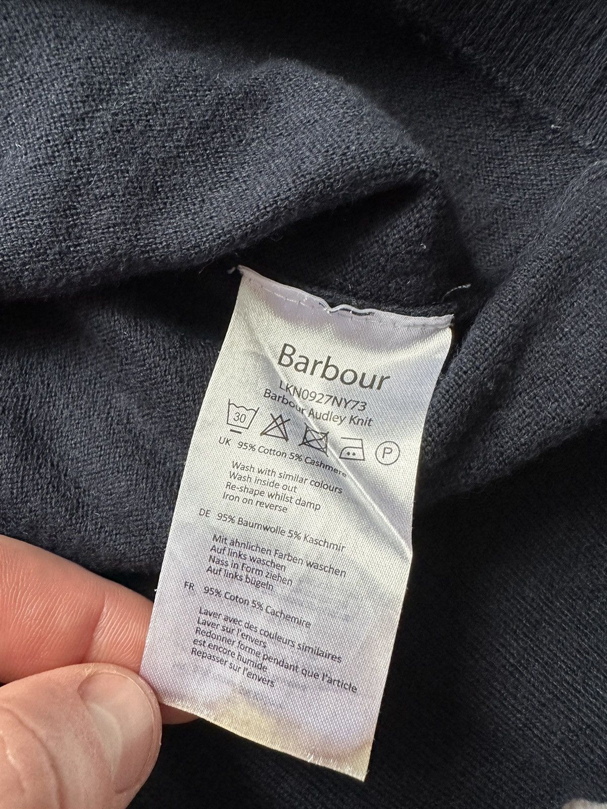 Barbour × Vintage Sweater Barbour Audley Knit size UK 12 Size M / US 6-8 / IT 42-44 - 10 Thumbnail
