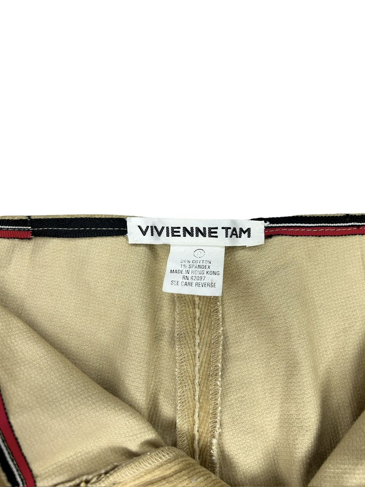 Vivienne Tam 00s Embroidered Corduroy Trousers Size 25" / US 0 / IT 36 - 4 Thumbnail