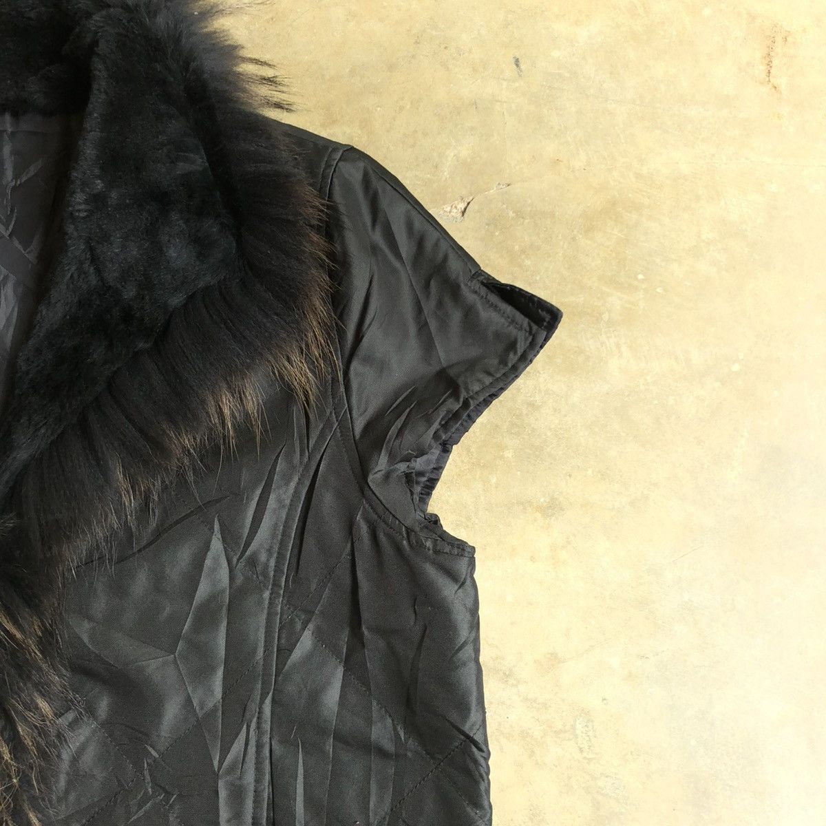 14th Addiction 2000s Japanese Brand Fur Vest Jacket Vkei Gothic Grunge Size US L / EU 52-54 / 3 - 6 Thumbnail