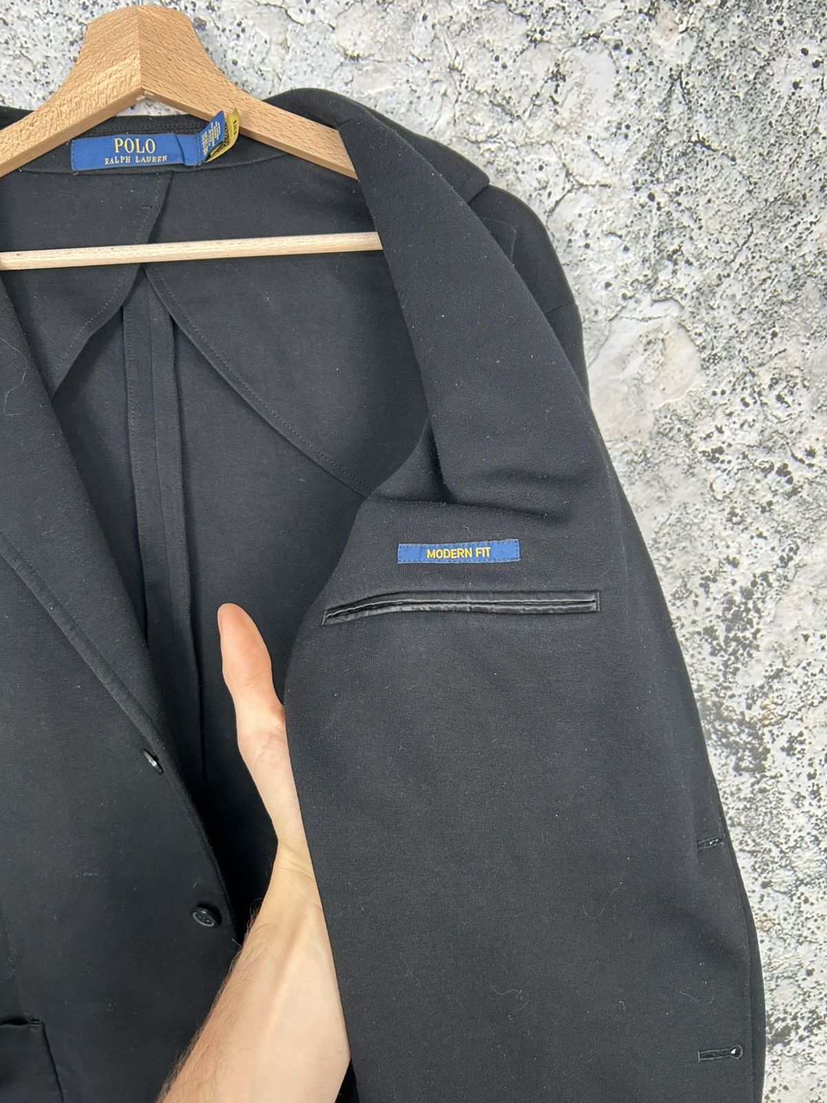 Polo Ralph Lauren Polo Ralph Lauren Black Avant Garde Blazer Luxury Size US XXL / EU 58 / 5 - 5 Thumbnail