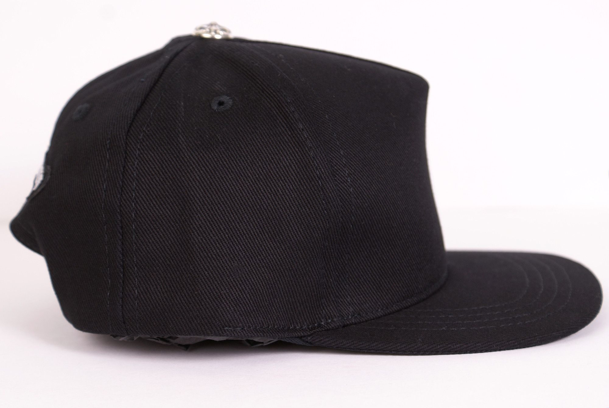 Chrome Hearts 2026 Chrome Hearts RS3 TRIPLE CROSS Denim Baseball Cap Black Size ONE SIZE - 4 Thumbnail