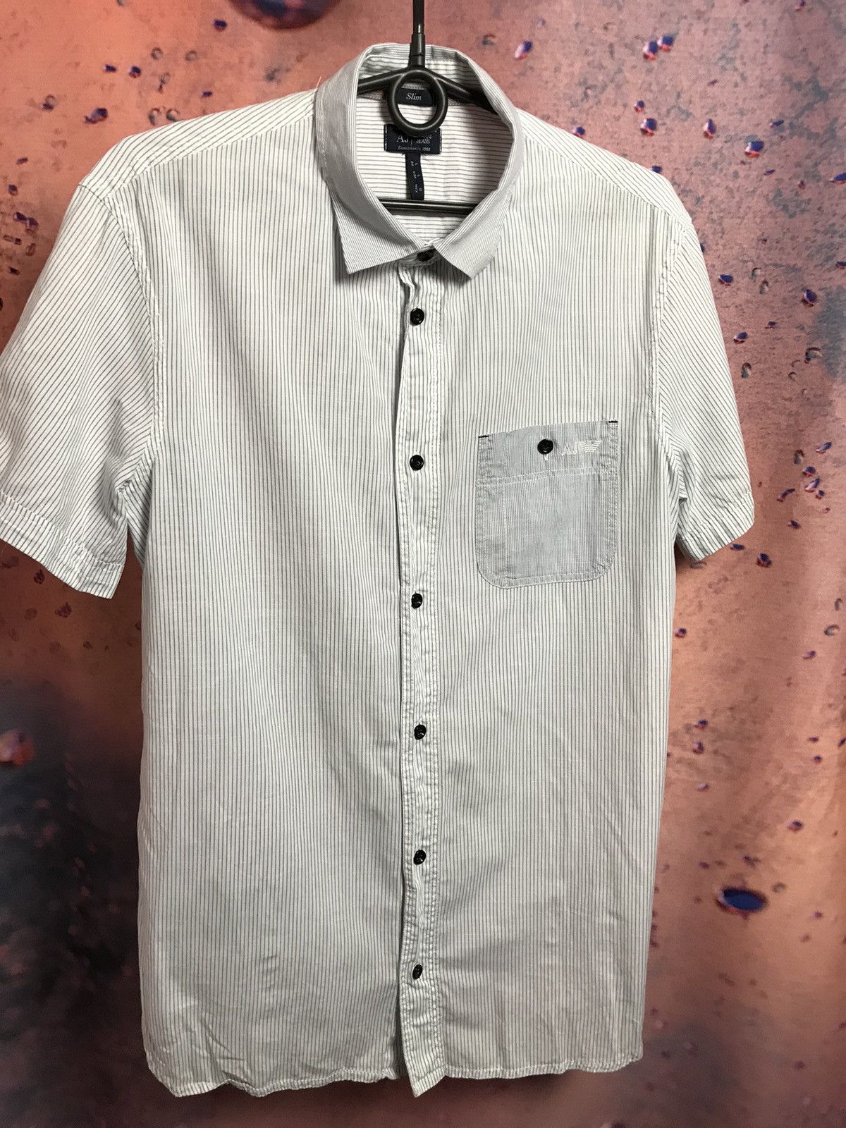 Armani × Vintage Vintage Armani luxury shirt Size US M / EU 48-50 / 2 - 2 Thumbnail
