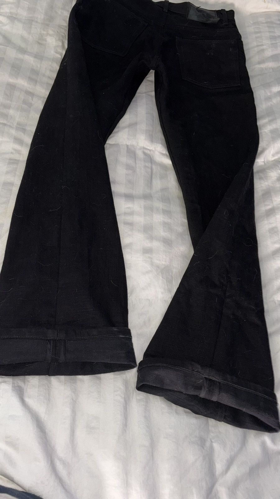 K-Two Studios 16oz KTWO crosshatch bootcut denim Size US 32 / EU 48 - 3 Thumbnail