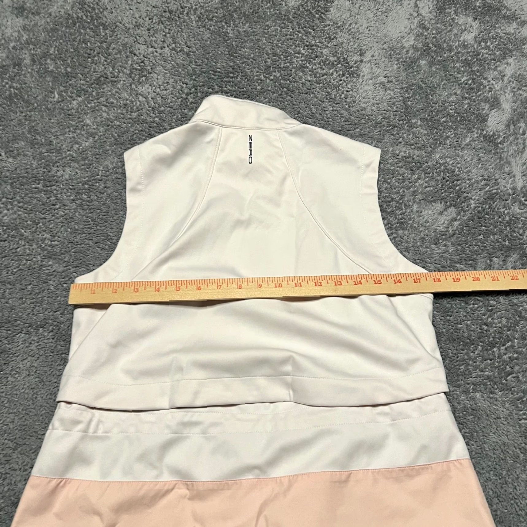 Pinko Zero Restriction Vest Womens Medium Full Zip Pink Sports Golf Athletic Vest Womens M Pink Size M / US 6-8 / IT 42-44 - 5 Thumbnail