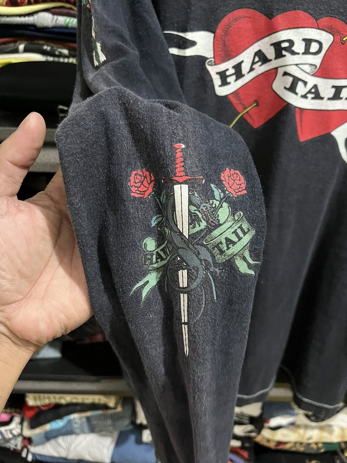 Ed Hardy × Hard Tail × True Religion Hard tail dragon cross tatto Size US M / EU 48-50 / 2 - 4 Thumbnail