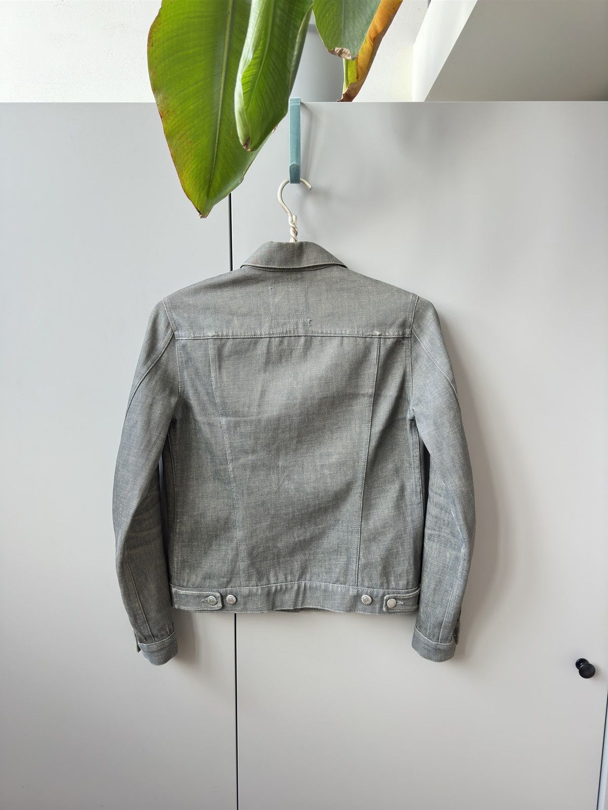 Helmut Lang Helmut Lang 1999 Vintage Denim Gray Jacket Women’s XS Size US XS / EU 42 / 0 - 6 Thumbnail