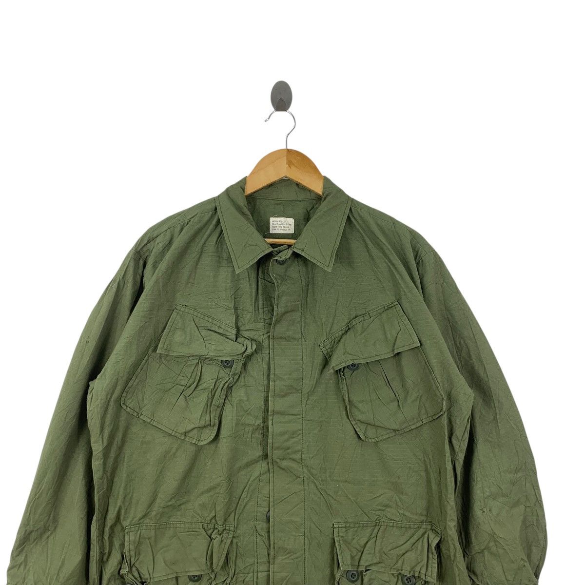 Vintage Vintage HOUSTON INC M-65 Military Field Jacket Parka Vietnam Size US L / EU 52-54 / 3 - 2 Thumbnail