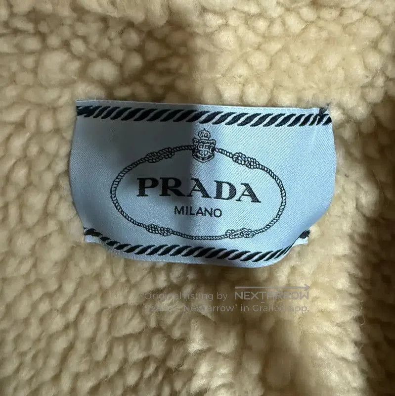 Prada Prada White Polyester Women's Jacket. Size M / US 6-8 / IT 42-44 - 3 Thumbnail