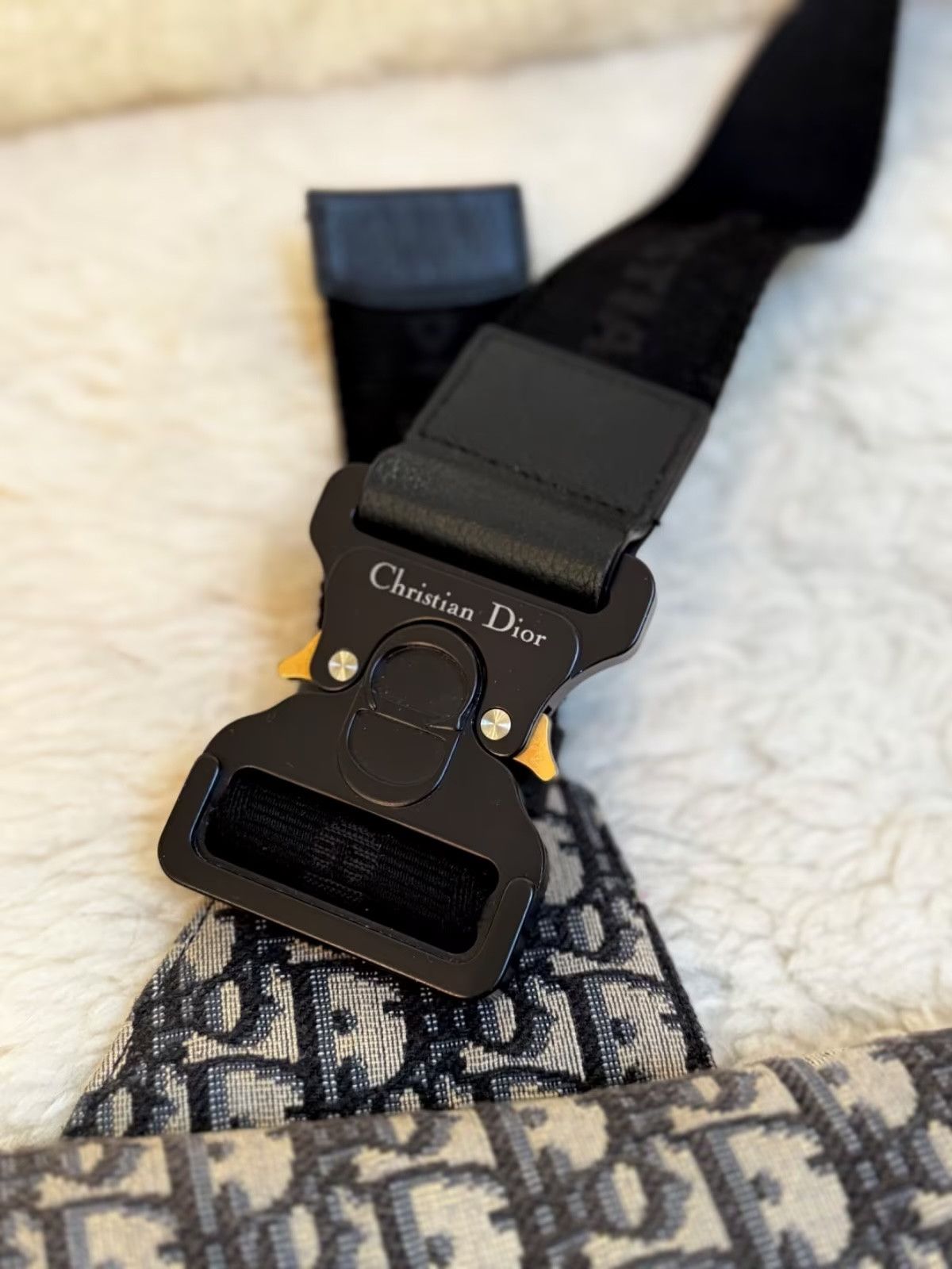 Christian Dior Monsieur Christian Dior Saddle Bag (Oblique) Size ONE SIZE - 3 Thumbnail