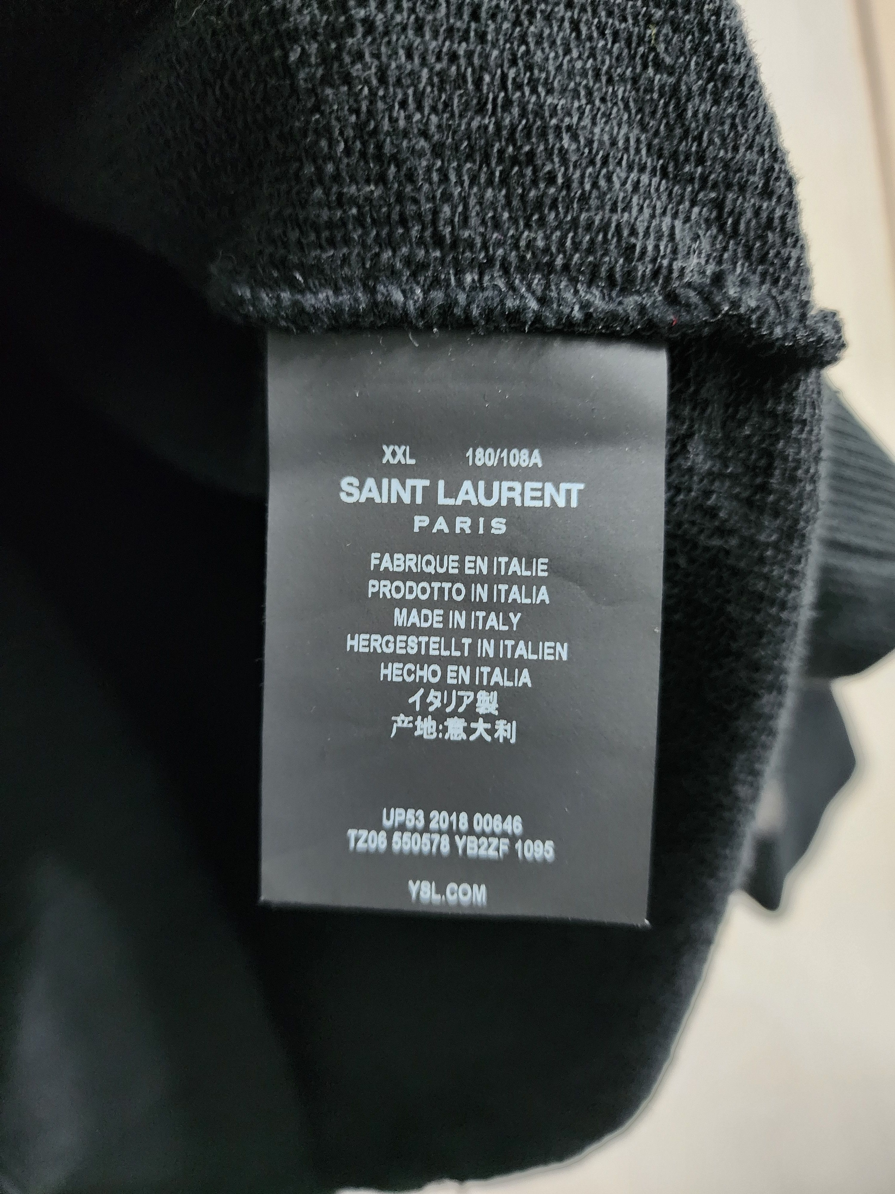 Saint Laurent Paris Paisley Hoodie Size US XXL / EU 58 / 5 - 8 Thumbnail