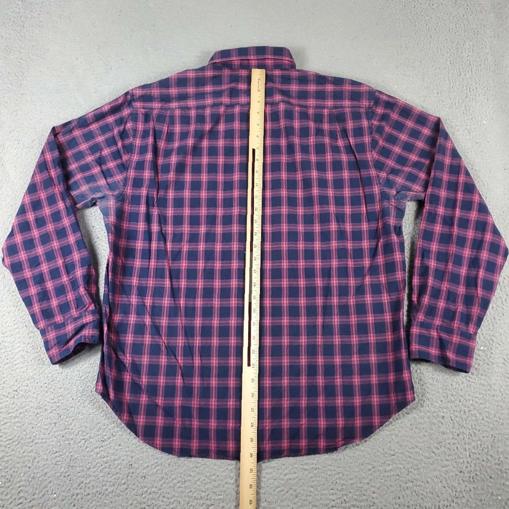 Bonobos Bonobos Shirt Mens XL Blue Pink Plaid Button-Up Casual Long Sleeve Regular Fit Size US XL / EU 56 / 4 - 5 Thumbnail