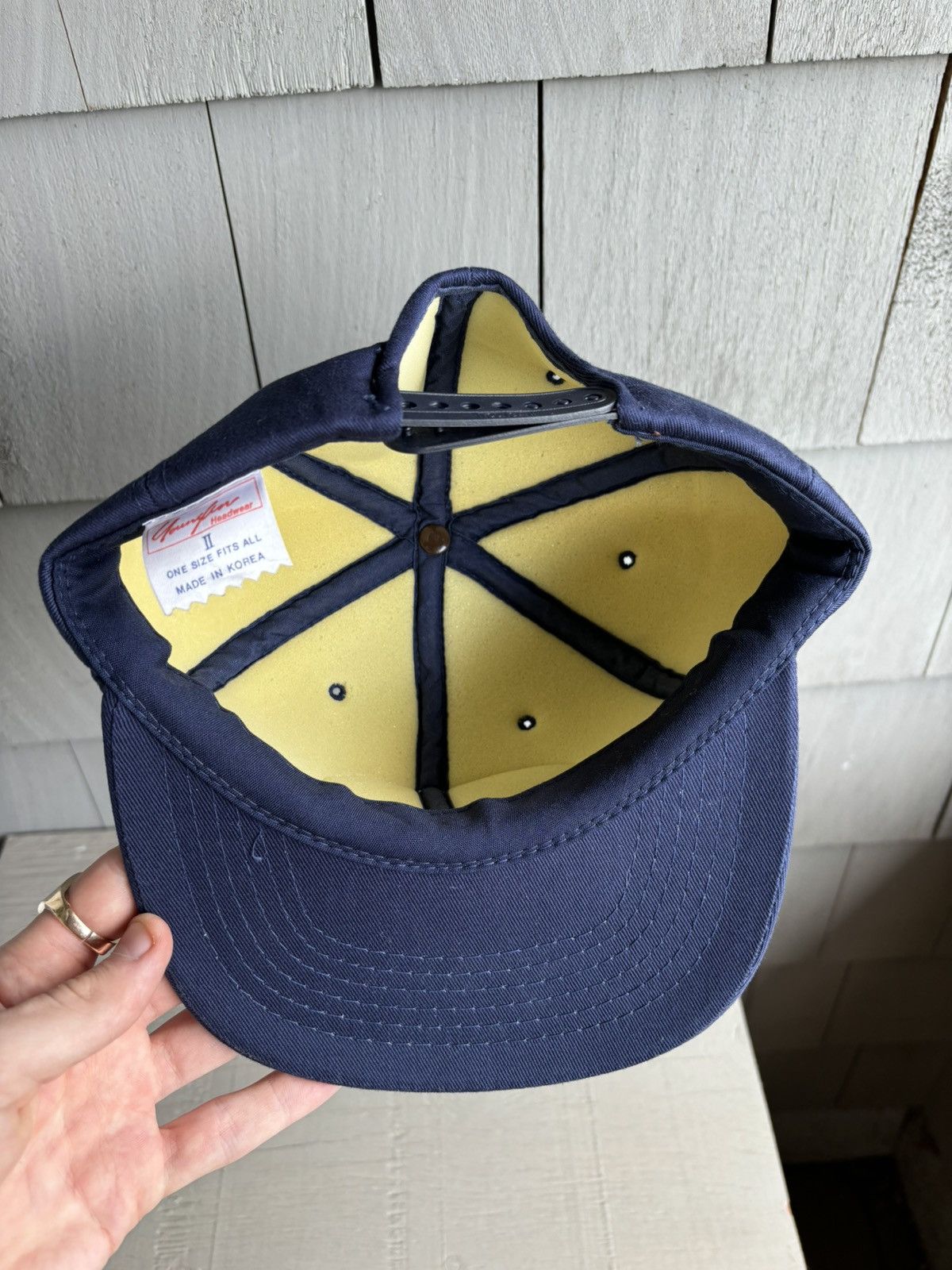 Vintage 1980s Vintage Trucker Hat Foam Snapback Construction 80s Cap Size ONE SIZE - 5 Thumbnail