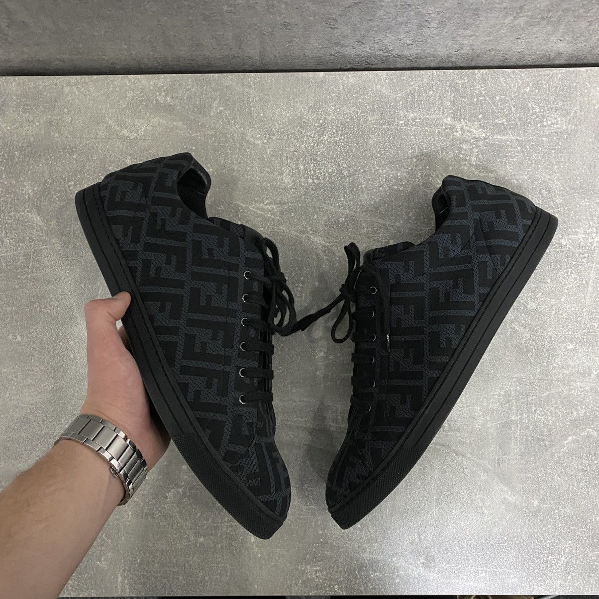 Fendi Fendi Monogram Sneakers Size US 12 / EU 45 - 1 Thumbnail