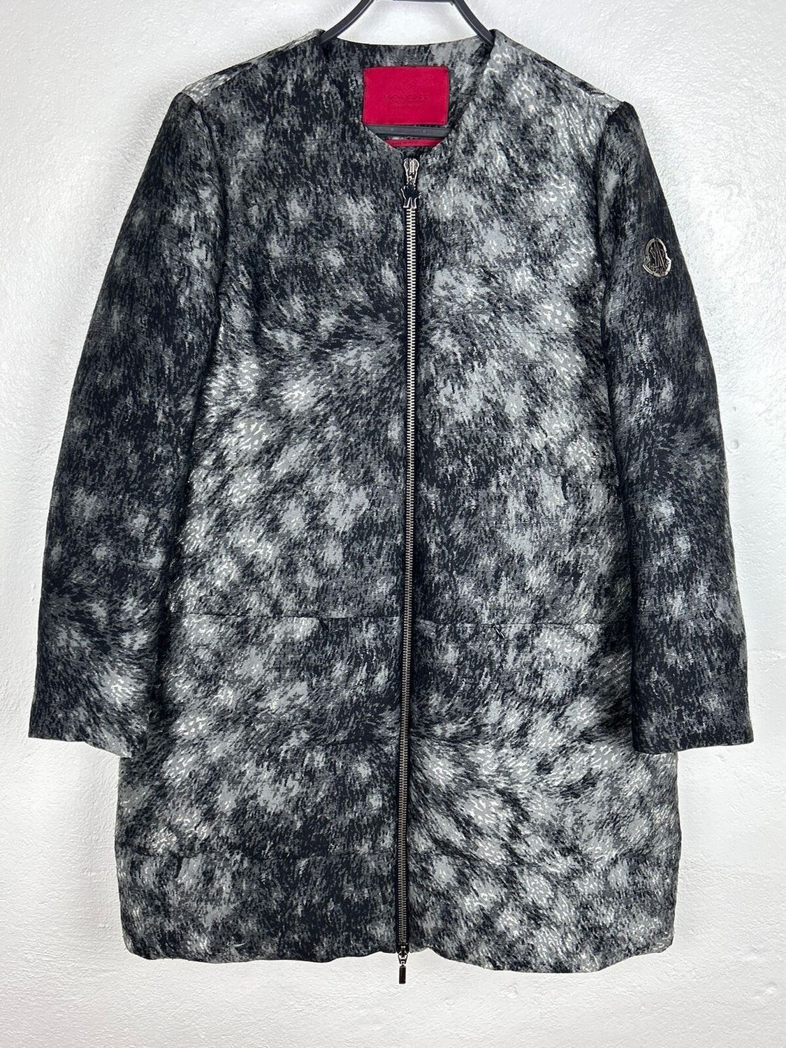 Moncler Moncler Gamme Rouge Vanessa Giaccone Multicolor Wool Coat Size S / US 4 / IT 40 - 1 Thumbnail