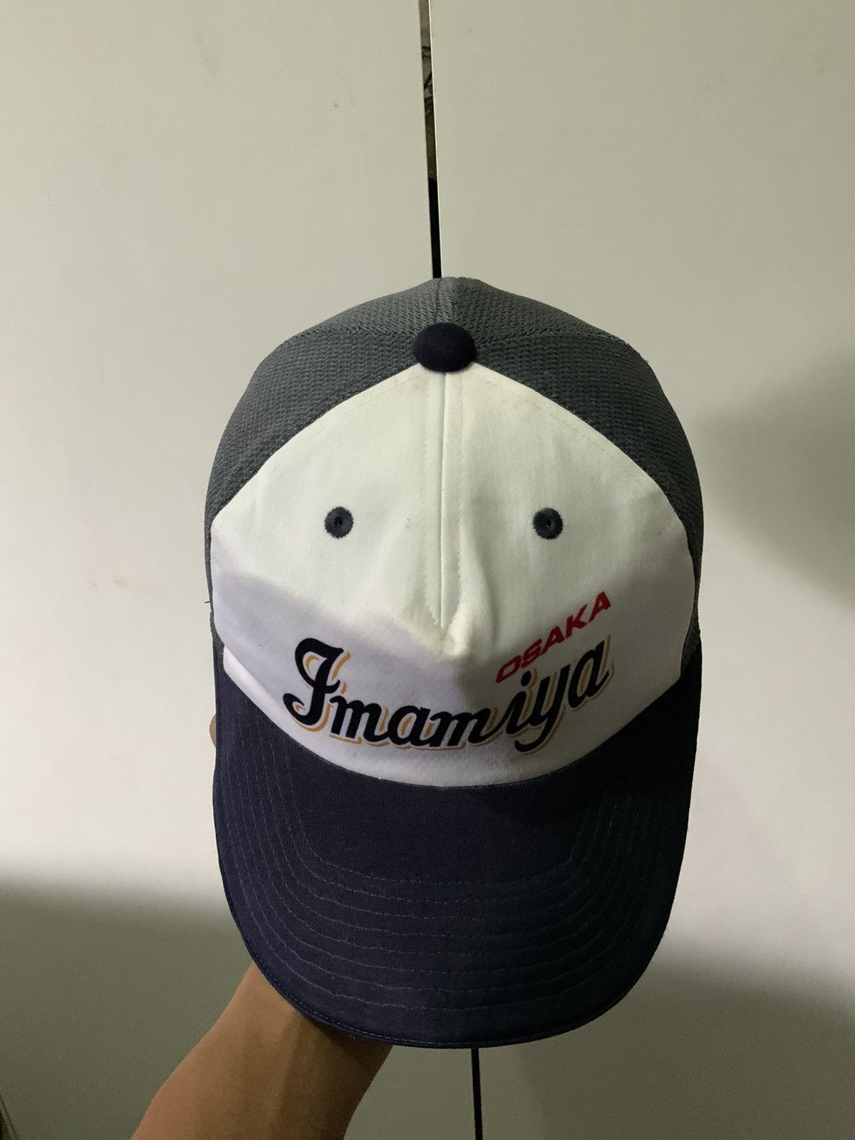 Japanese Brand Imamiya Osaka Indigo Japan Trucker Hat Size ONE SIZE - 6 Thumbnail
