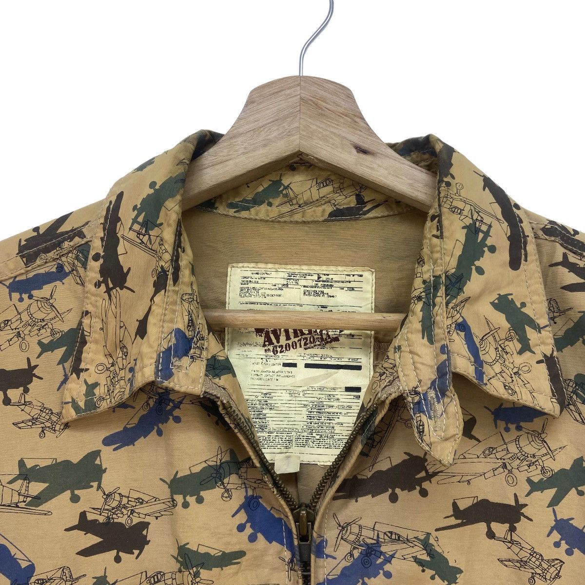 Avirex Avirex Fighter Aircraft Raptor Eagle Full Print Light Jacket Size US S / EU 44-46 / 1 - 7 Thumbnail