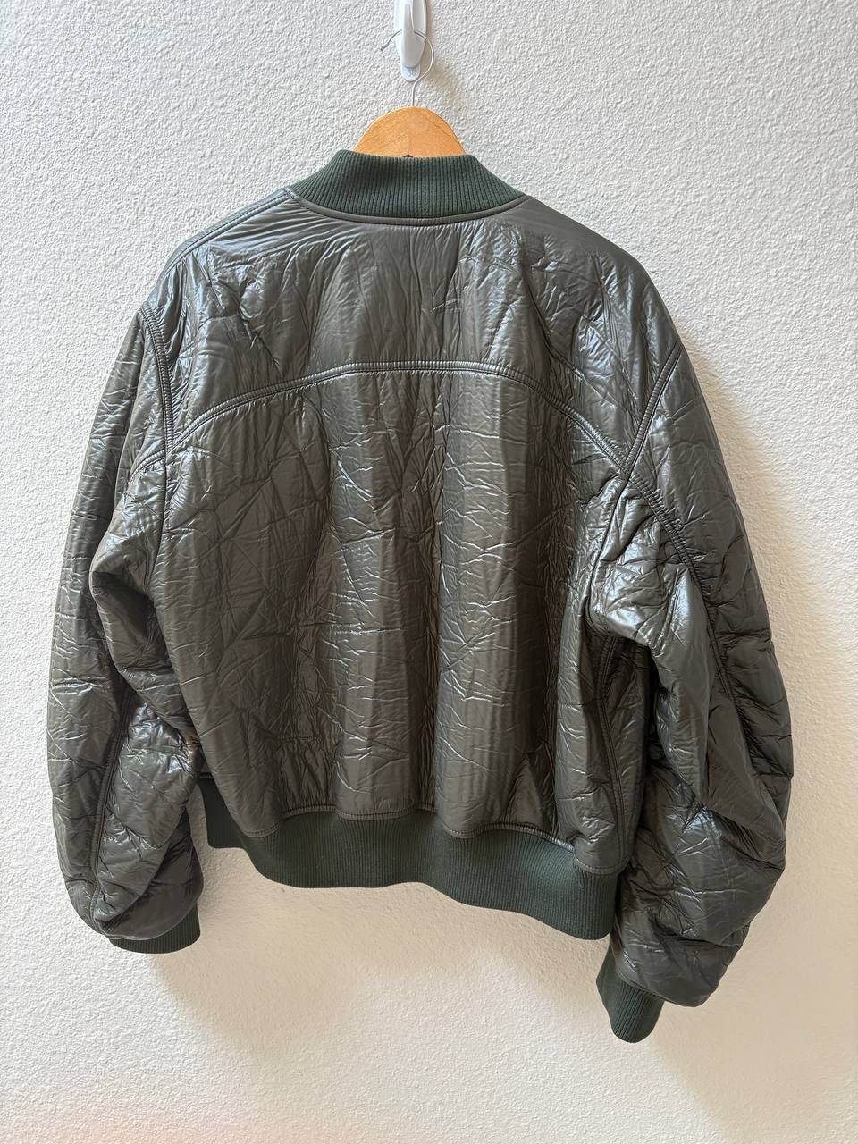 Dries Van Noten Dries Van Noten Crinkled Nylon Bomber Size US M / EU 48-50 / 2 - 1 Thumbnail