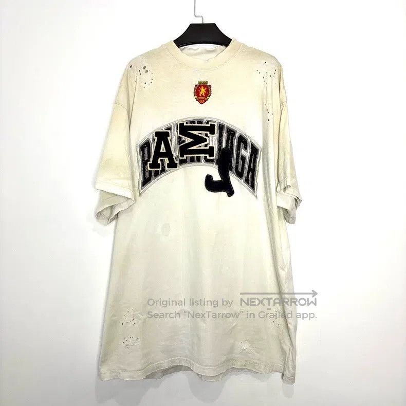 Balenciaga Balenciaga Manchester United Short Sleeve, Embroidered Log Size US L / EU 52-54 / 3 - 1 Thumbnail