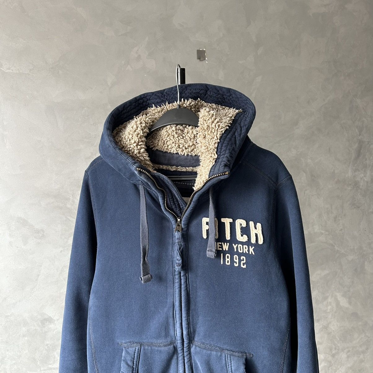 Abercrombie & Fitch Vintage Y2K Abercrombie& Fitch Wolf Heavy Zip Hoodie Jacket Size US M / EU 48-50 / 2 - 4 Thumbnail