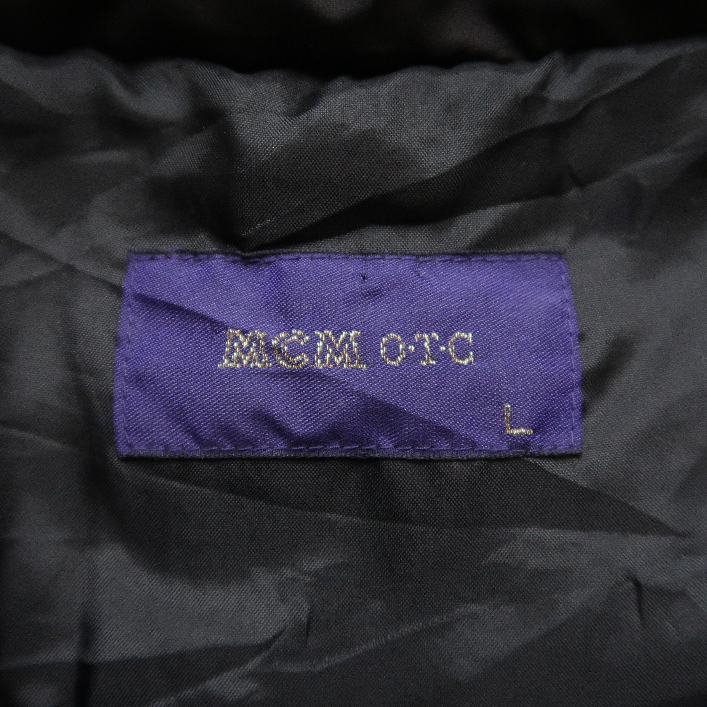MCM 1990s MCM OTC Padded Down Jacket Fur Faux Size L / US 10 / IT 46 - 5 Thumbnail