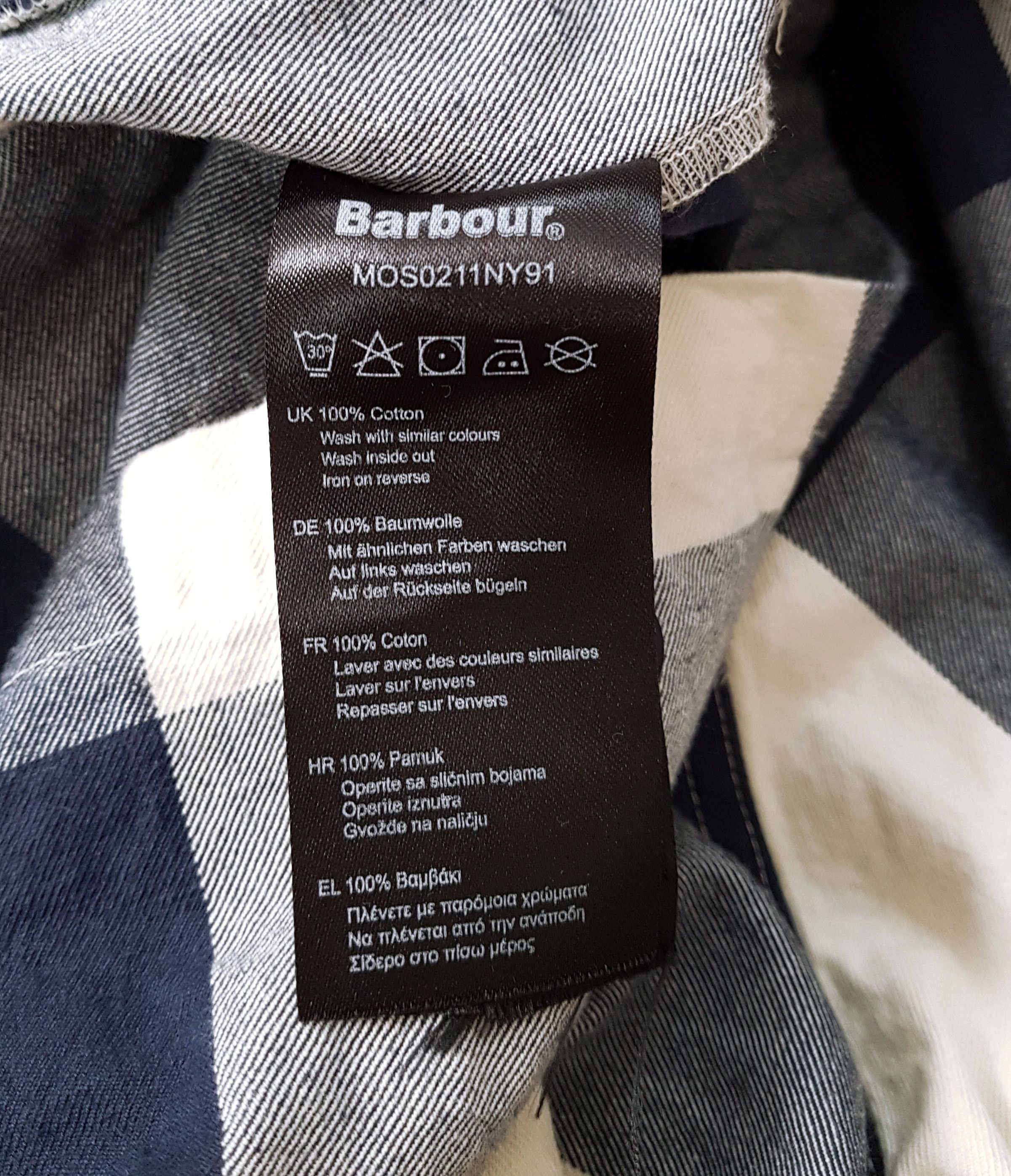 Barbour Barbour Ess Check Overshirt Shirt sz L Size US L / EU 52-54 / 3 - 8 Thumbnail