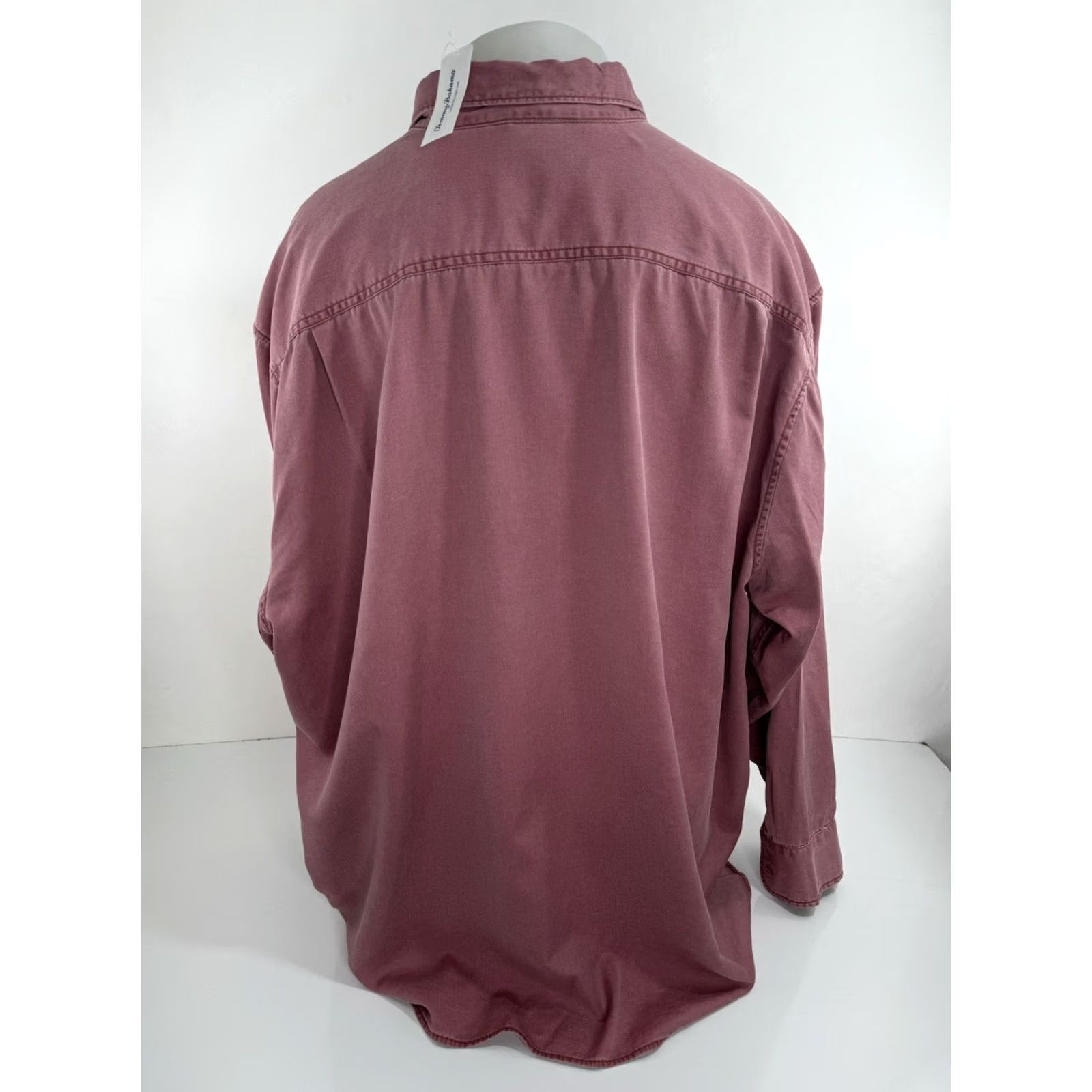 Tommy Bahama TOMMY BAHAMA - Hawaiian Shirt - Mens 3XL Big & Tall Red Tahitian Twilly Button-Up Long Sleeve Aloha Size US XXL / EU 58 / 5 - 5 Thumbnail