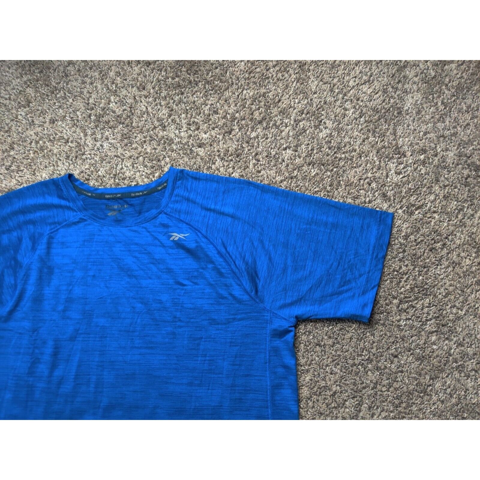 Reebok Reebok Shirt Adult Mens Large Solid Blue Logo Activewear Size US L / EU 52-54 / 3 - 4 Thumbnail
