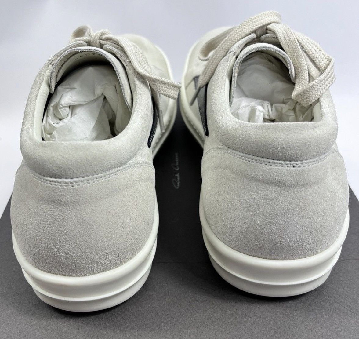 Rick Owens Milk Vintage Grained Leather Sneakers Size US 8 / EU 41 - 4 Thumbnail