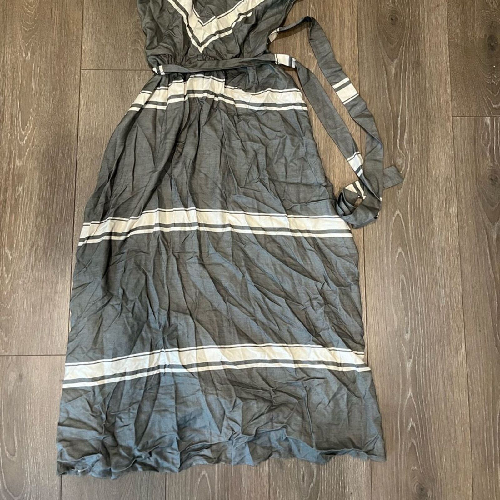 Vintage J. Jill Striped A-Line Ankle Length Dress - Size XS Size XS / US 0-2 / IT 36-38 - 2 Thumbnail