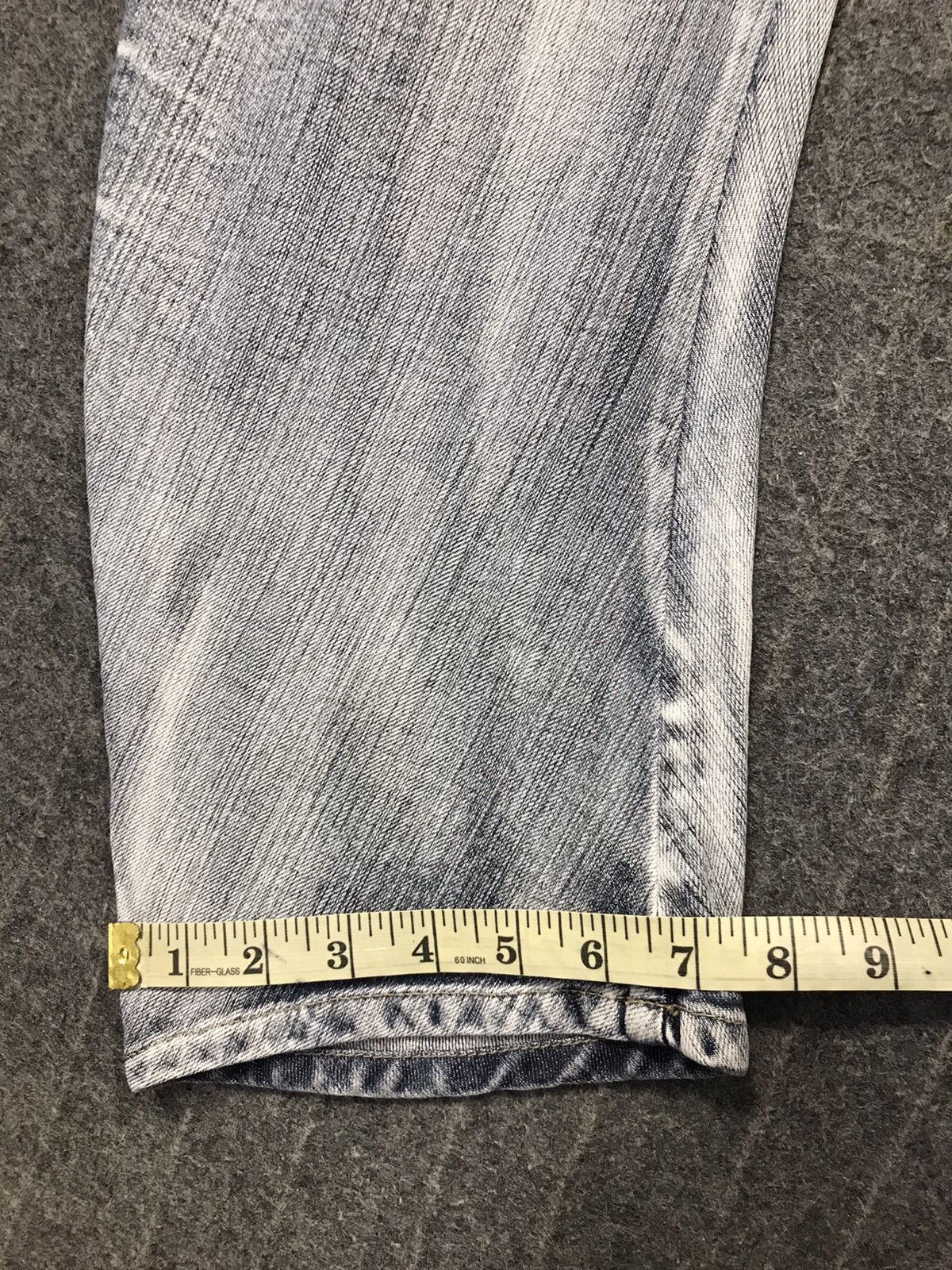 PPFM × Vintage Vintage Ppfm Twirl Punk Zipper Light Wash Jeans Size US 33 - 18 Thumbnail