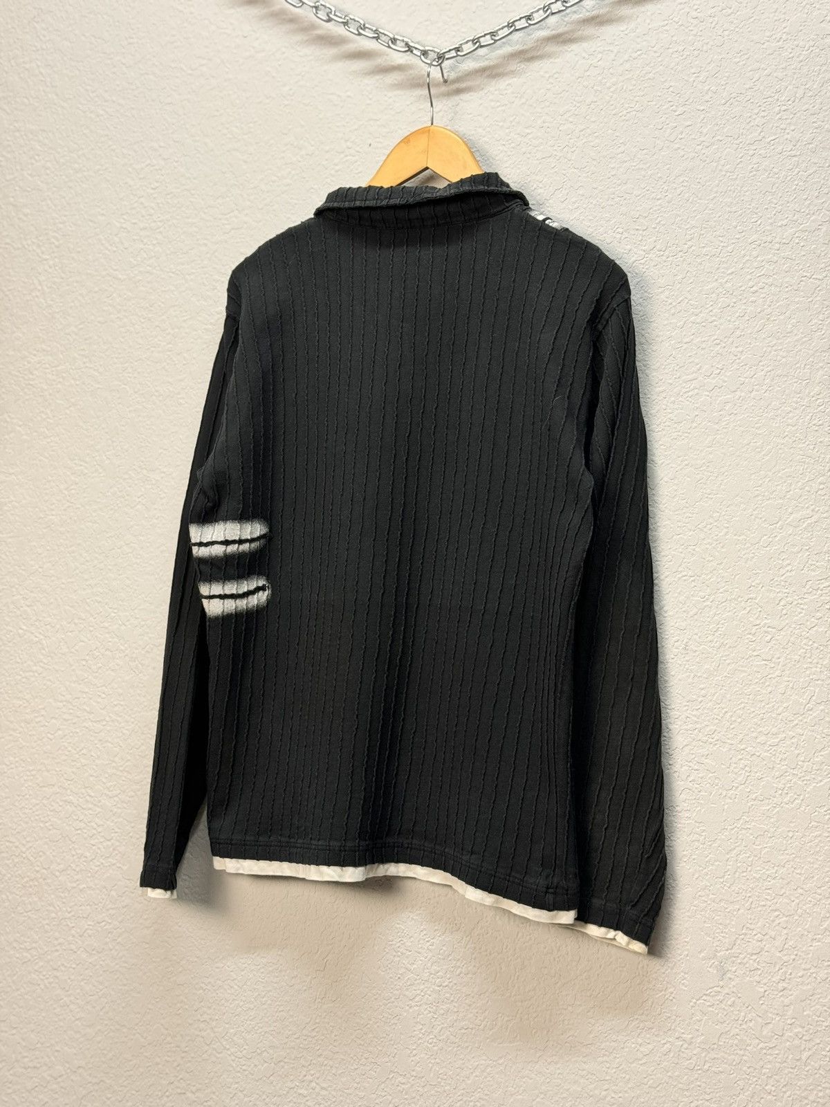 If Six Was Nine × Le Grande Bleu (L.G.B.) × Vintage VINTAGE SWEATER AVANT GARDE IF SIX WAS NINE STYLE GOTHIC Size US L / EU 52-54 / 3 - 11 Thumbnail