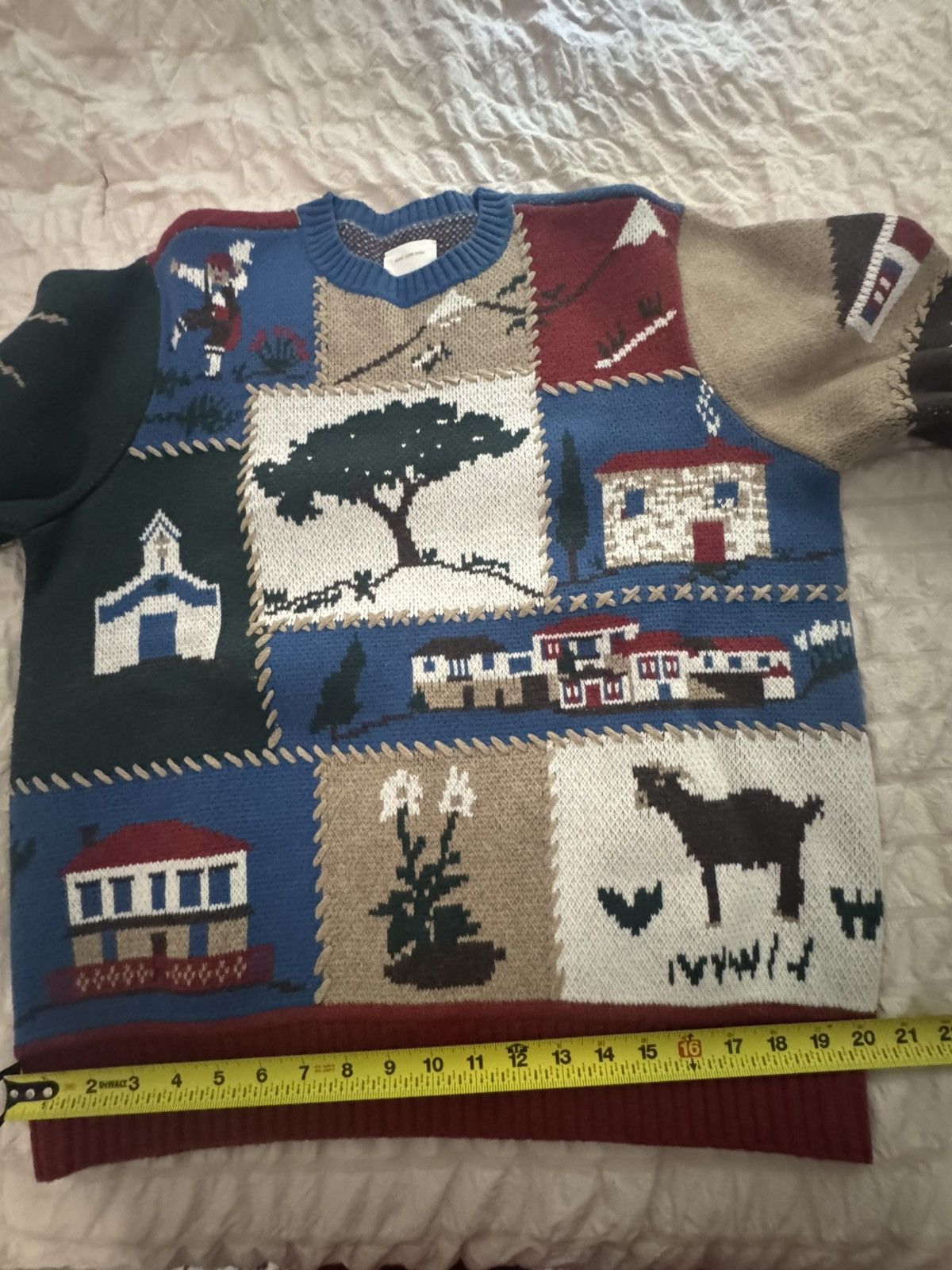 Aime Leon Dore Aime Leon Dore Patchwork Crewneck Sweater Size US L / EU 52-54 / 3 - 6 Thumbnail