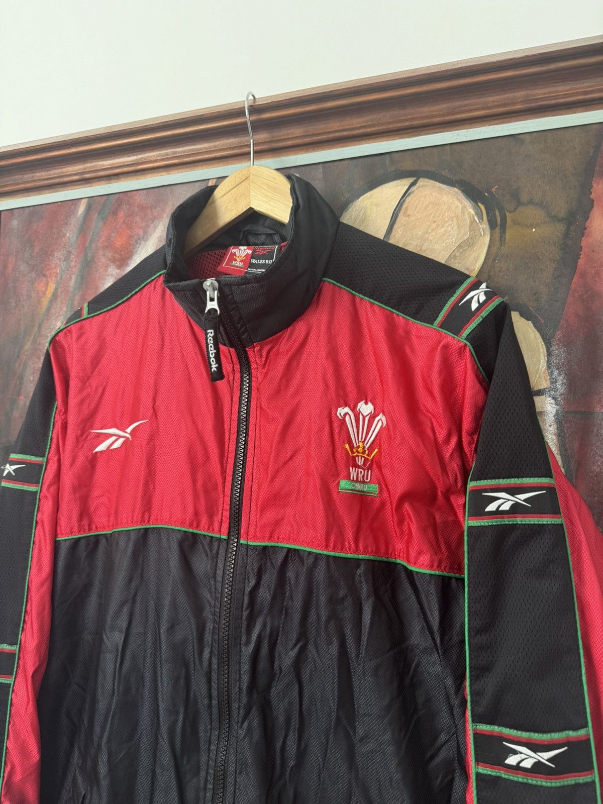 Reebok Vintage Reebok Wales Rugby Union Light Jacket Sportswear Size US S / EU 44-46 / 1 - 3 Thumbnail
