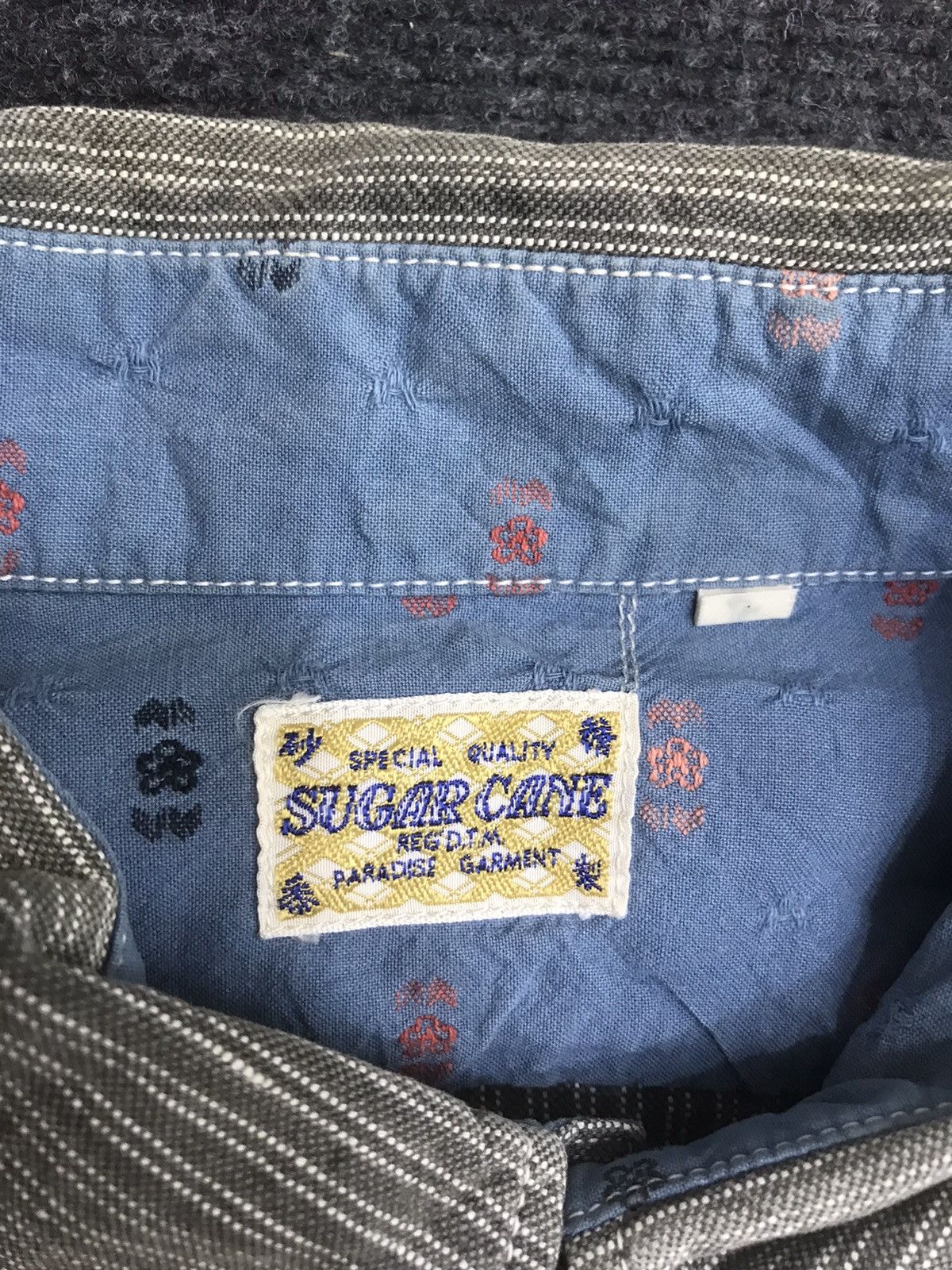 Japanese Brand SUGAR CANE Very Rare Pockets Toyo Enterprise Stripe Shirt Size US L / EU 52-54 / 3 - 4 Thumbnail