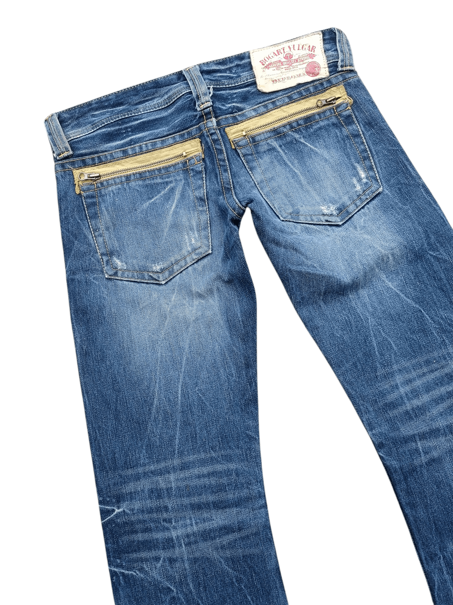 Japanese Brand Japanese Brand Bogart Vulga Whiskers Flare Jeans Size US 32 / EU 48 - 13 Thumbnail
