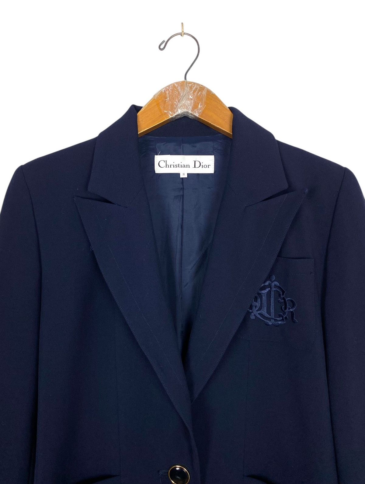 Christian Dior Monsieur Rare‼️ Vintage Christian Dior Double Collar Blazer Size S / US 4 / IT 40 - 4 Thumbnail