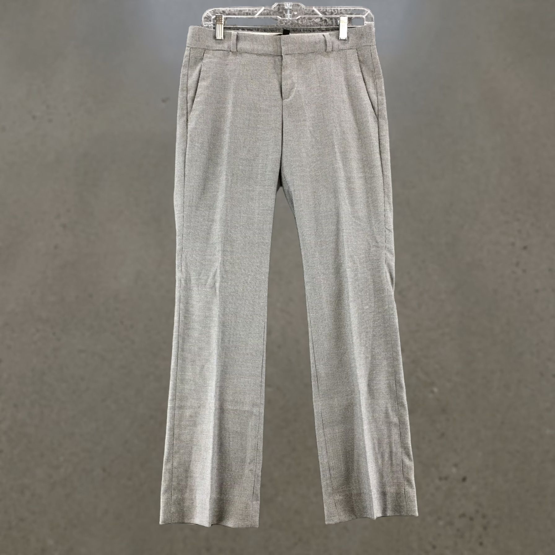 Banana Republic Banana Republic Logan Trouser Dress Pants Womens 2 Black White Mid Rise Casual Dress Pants Woman Regular Black White 2 Mens Womens Boys Girls Size 26" / US 2 / IT 38 - 1 Thumbnail