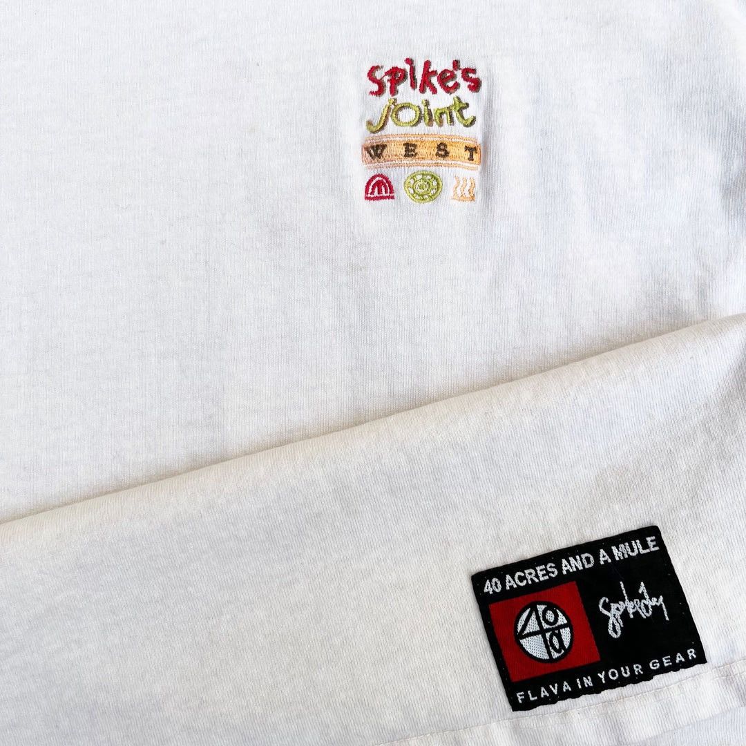 Vintage 40 Acres and a Mule 1990 90s Vintage Spike Lee L/S T-Shirt Size US XL / EU 56 / 4 - 2 Thumbnail
