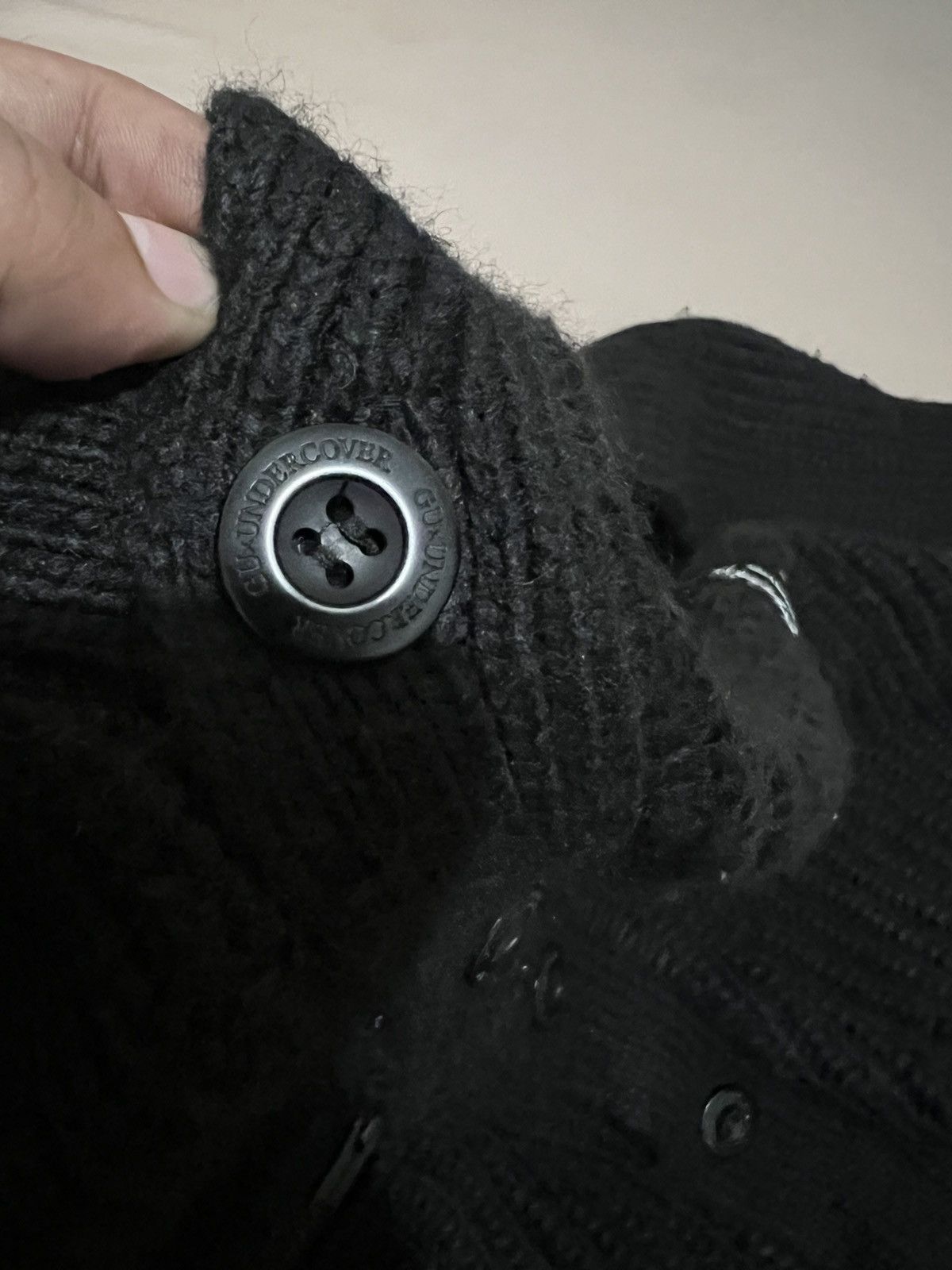 GU × Undercover UNDERCOVER X GU Cardigan black Size US L / EU 52-54 / 3 - 4 Thumbnail