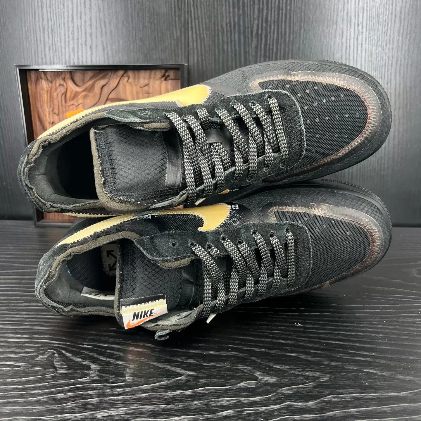 Nike Nike AF1 Black 44.5 (Original Box, New) Size US 10.5 / EU 43-44 - 8 Thumbnail