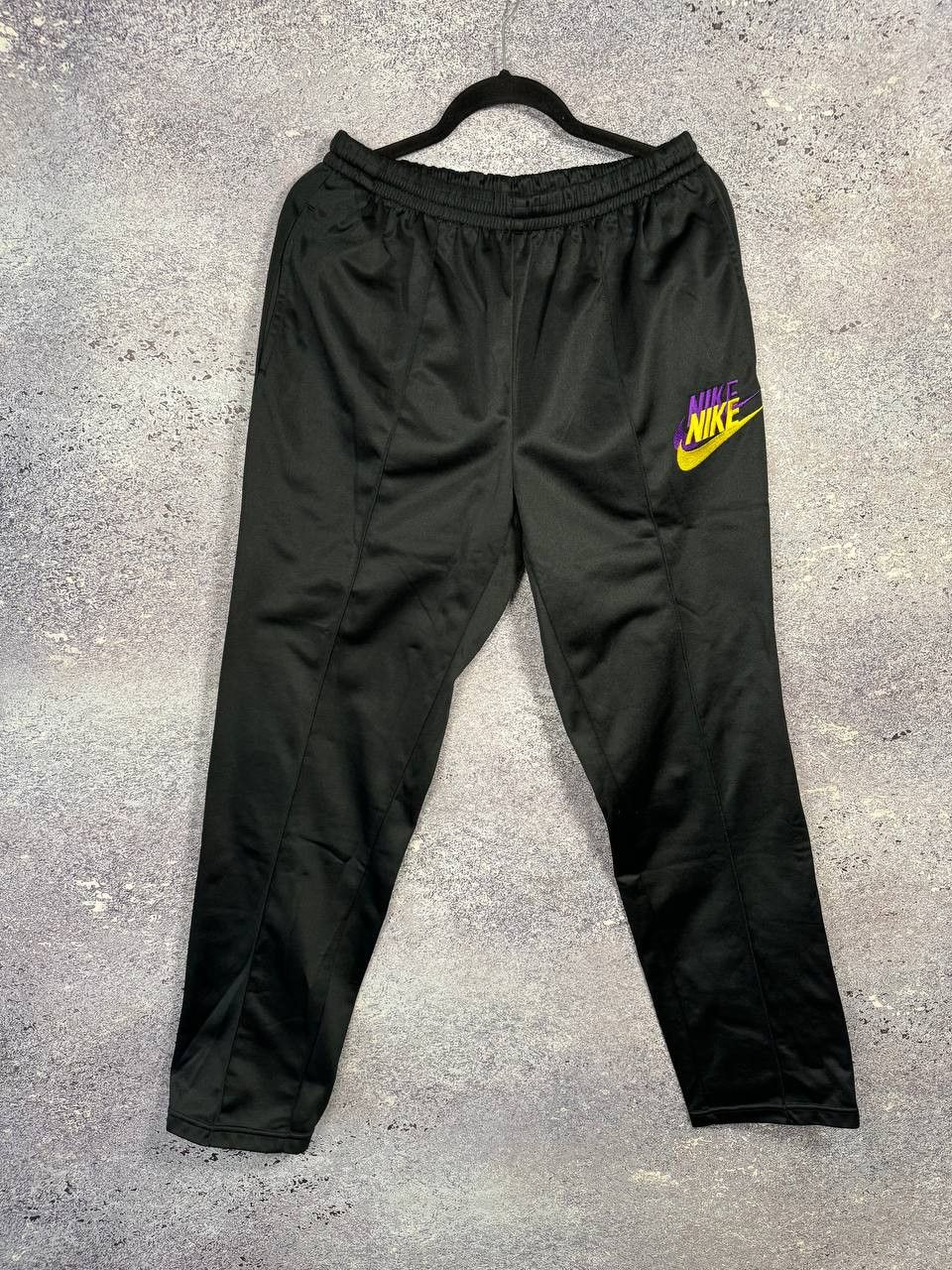 Nike × Vintage Vintage 90's Nike Double Swoosh Sweatpants Parachute 33sz Size US 33 - 1 Thumbnail